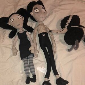 TWO** Frankenweenie Plush Characters